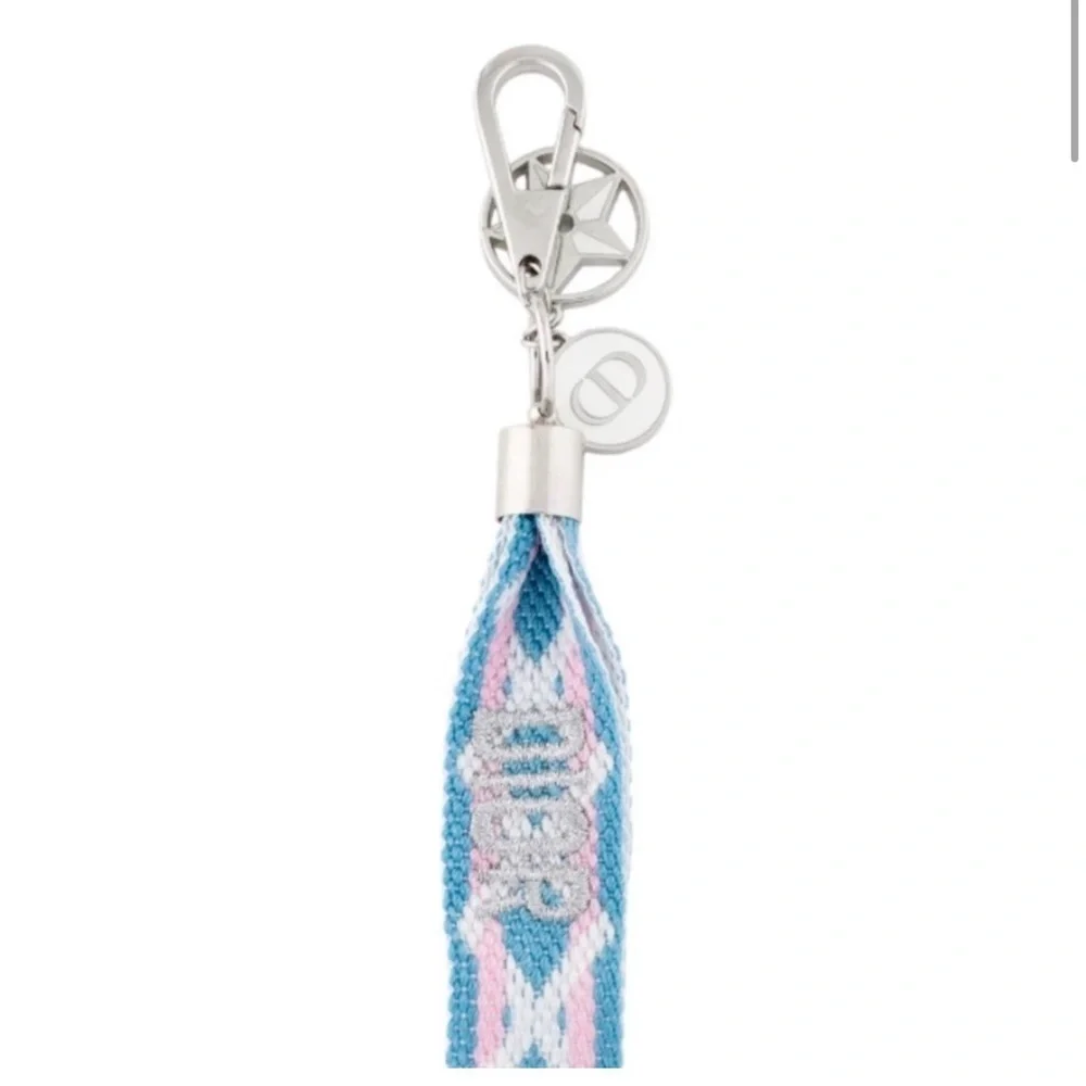 DIOR Accessories Woven Bag Charm Key Chain
